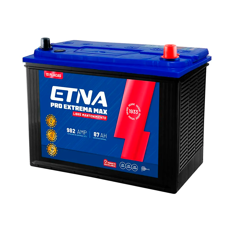 Batería V-13 Pro Extrema Max 12vc 87ah Inv Etna